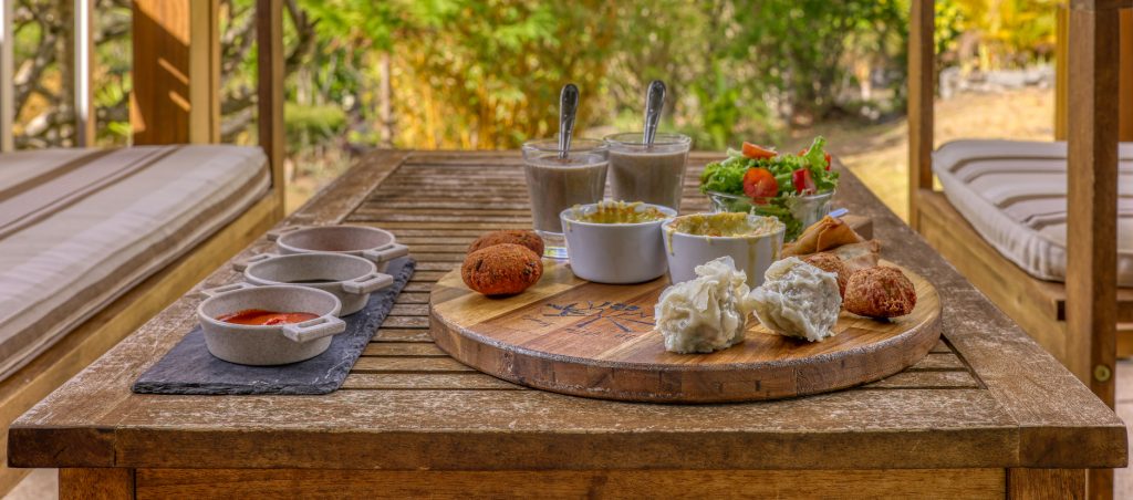 Planche apéritive à Cilaos La Villa Soalic
